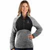 Northwestern University Wildcats Antigua Ladies Black Surround Pullover