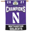Northwestern University Wildcats Citrus Bowl 2021 Champions 28"X40" Vertical Banner Flag