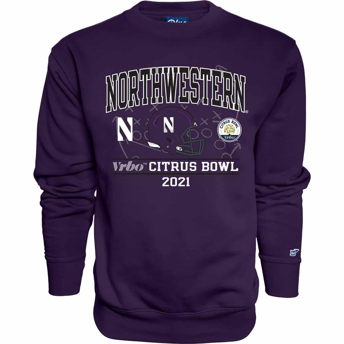 Northwestern University Wildcats Citrus Bowl 2021 Crewneck Sweatshirts