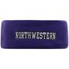 Northwestern University Wildcats Purple Knit Headband with Northwestern Design On The Front & N-Cat Design On The Back