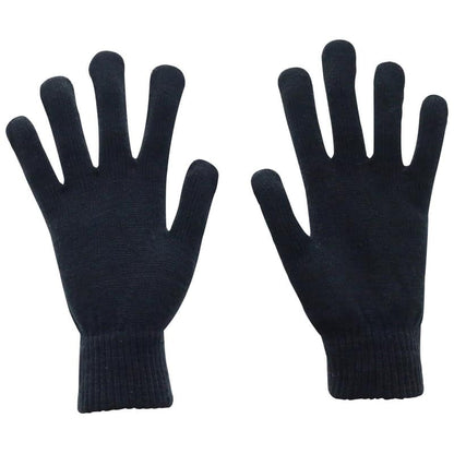 Northwestern University Wildcats Black Knit Gloves With N-Cat Design