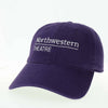 Northwestern Theatre Legacy Unconstructed Adjustable Purple Hat