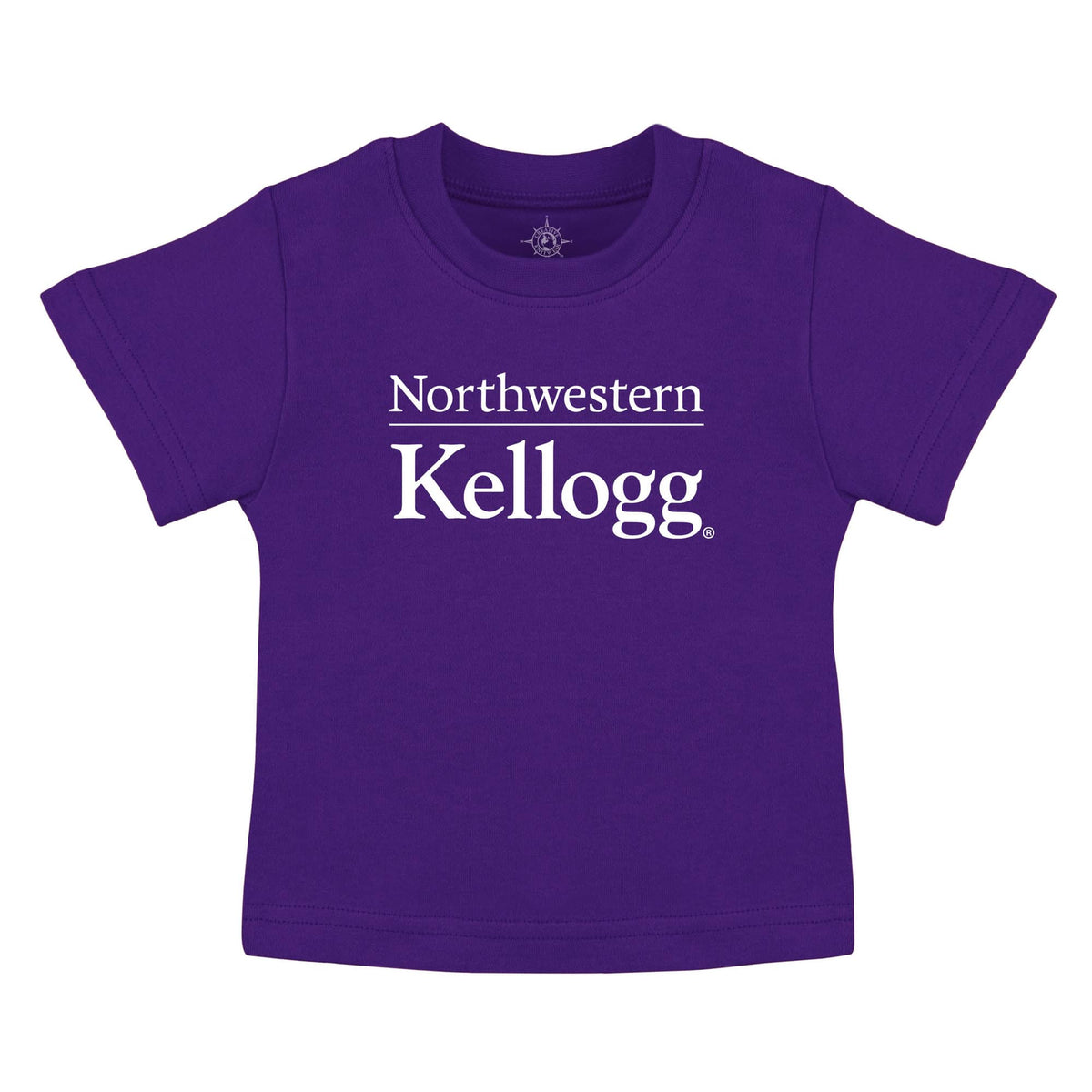 Kellogg Toddler Purple Cotton Short Sleeve Tee Shirt by Creative Knitwear