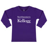 Kellogg Toddler Purple Cotton Long Sleeve Tee Shirt by Creative Knitwear