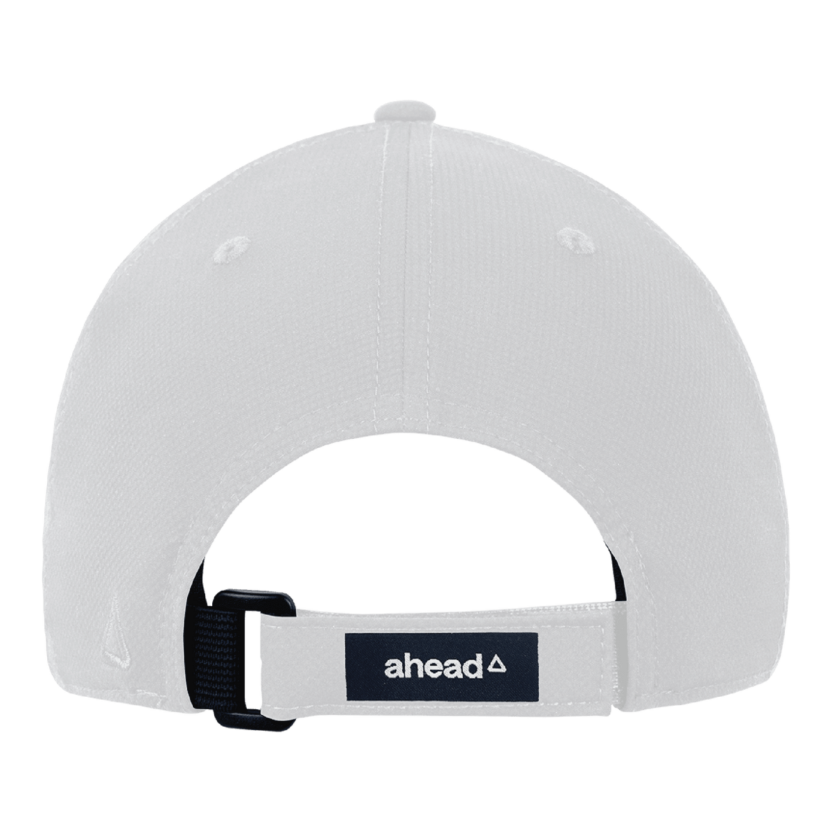 Northwestern University Wildcats Ahead Constructed Performance White Velcro Back Hat with Stylized N Design-2