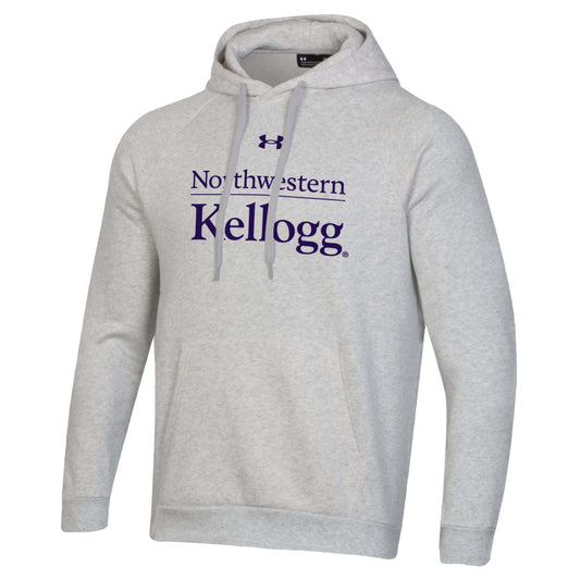 Kellogg Men's Silver Grey Heather All Day Fleece Hooded Sweatshirt