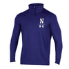 Northwestern University Wildcats Men's Under Armour Purple SLQZ18 Sideline 1/4 Zip With Stylized N Design