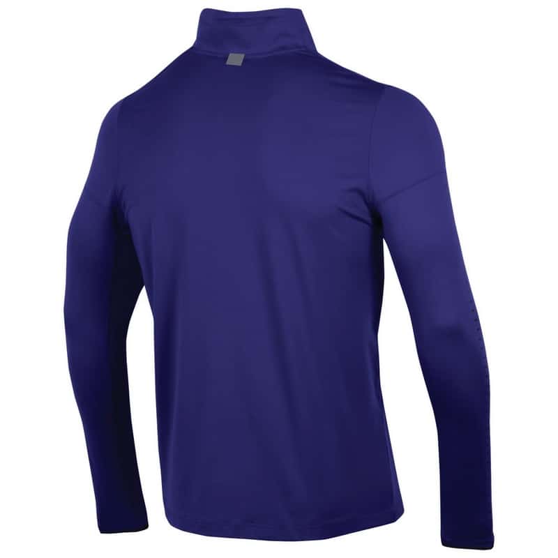Northwestern University Wildcats Men's Under Armour Purple SLQZ18 Sideline 1/4 Zip With Stylized N Design