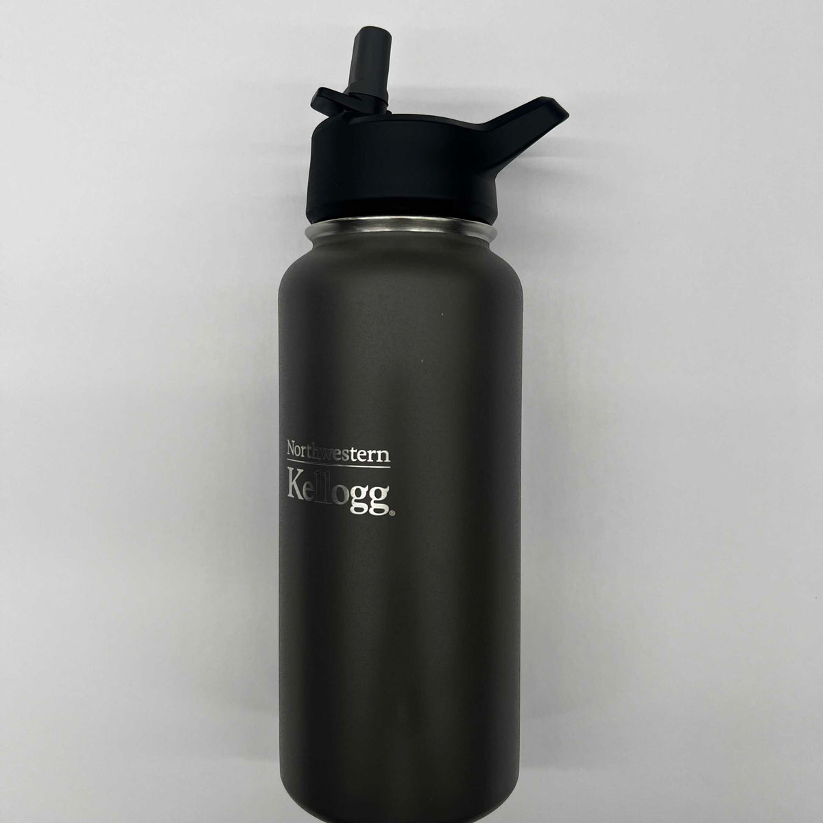 Northwestern I Kellogg Laser Engraved 32 oz. Gunmetal Boundless Vacuum Travel Tumbler with Sippy Lid