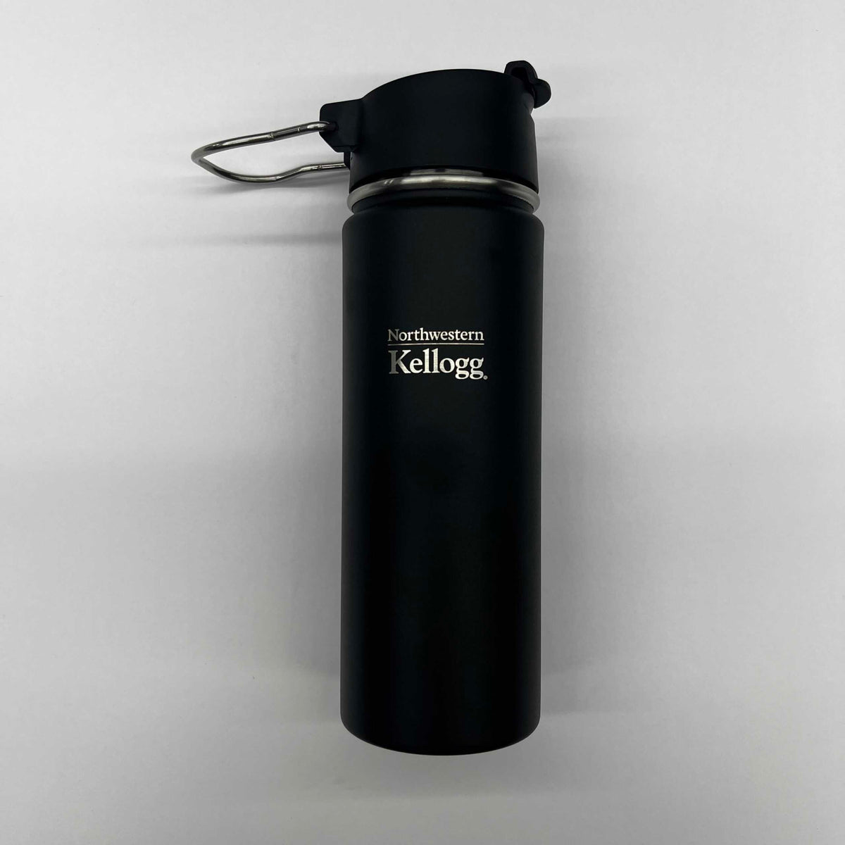 Northwestern I Kellogg Laser Engraved 20 oz. Black Hyper Sport Vacuum Travel Tumbler