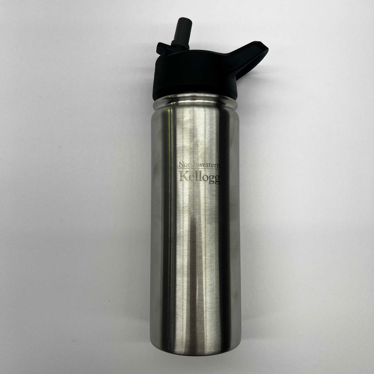 Northwestern I Kellogg Laser Engraved 20 oz. Silver Hyper Sport Vacuum Travel Tumbler with Sippy Lid