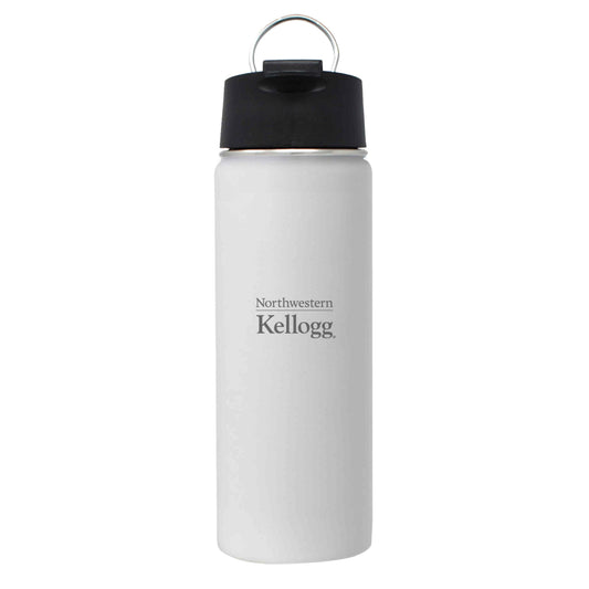 Northwestern I Kellogg Laser Engraved 20 oz. White Hyper Sport Vacuum Travel Tumbler