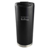 Northwestern Kellogg Laser Engraved Vacuum Insulated 16 oz. Wave Pattern Black Tumbler