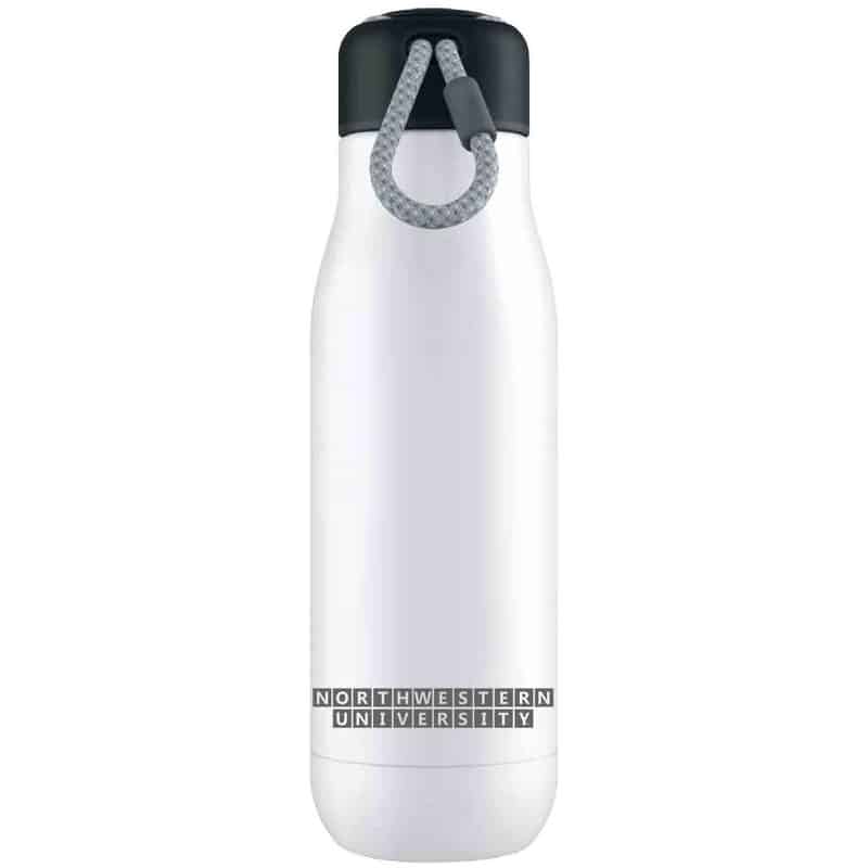 Northwestern University Wildcats 18oz White Zoku Bottle