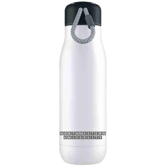 Northwestern University Wildcats 18oz White Zoku Bottle