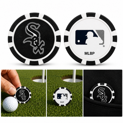 Chicago White Sox Poker Chip Golf Ball Marker – MLB Golf Accessory