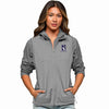 Northwestern Wildcats Women's Antigua Course Vest in Light Grey Heather Multi with N-Cat Design