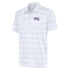 Northwestern I Kellogg Men's Antigua White Multi Compass Polo Shirt