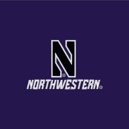 Northwestern University Wildcats Men’s Under Armour Purple Coldgear Fleece -Lined Puffer Fullzip Hooded Jacket