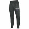 Northwestern University Wildcats Men’s Black Champion Super Heavy Reverse Weave Hooded Sweatshirt with Creamy White Arched Northwestern Wool Sewn Appliqué Design