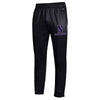 Northwestern University Wildcats Champion Men's Black Field Day Fleece Pant With Stylized N over Northwestern Design