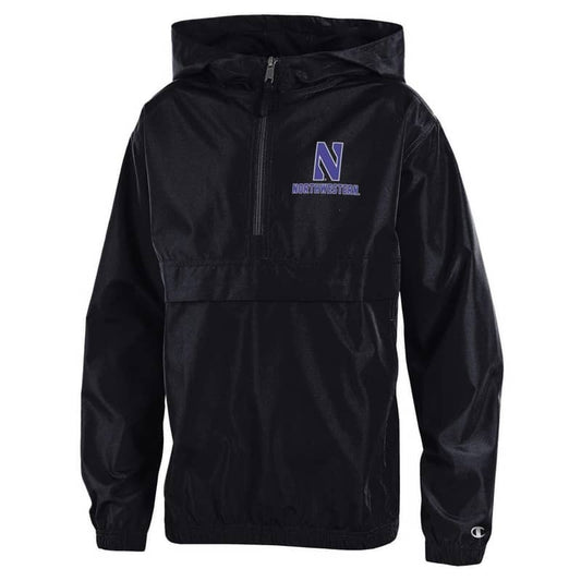 Northwestern University Wildcats Champion Youth Black Packable Jacket