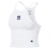 Northwestern University Wildcats Women’s Champion Tailgate Her White Halter Crop