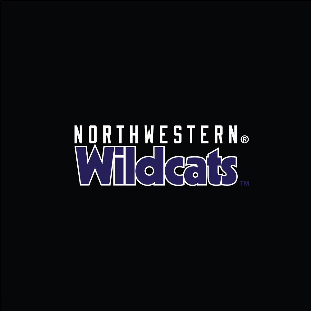 Northwestern University Wildcats Women’s Champion High Waist Band Black Short-2