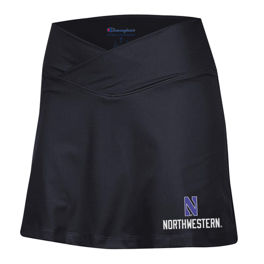 Northwestern University Wildcats Women’s Champion New Generation II Black Skirt with N over Northwestern Design