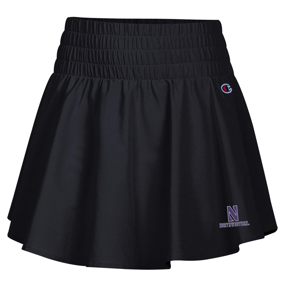 Northwestern University Wildcats Women’s Champion New Generation III High Waist Band Black Skort