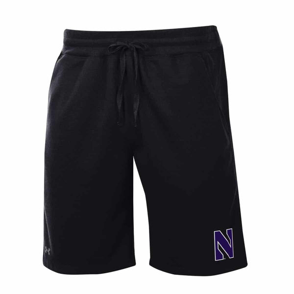 Northwestern University Wildcats Men's Under Armour Phantom Fleece Black Short