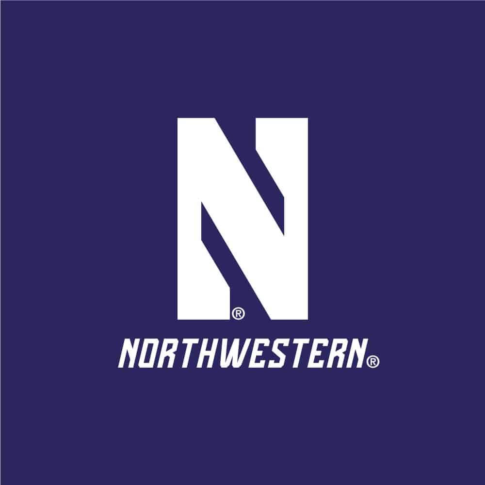Northwestern University Wildcats Men’s Under Threadborne Ridge Purple Pullover 1/4 Zip