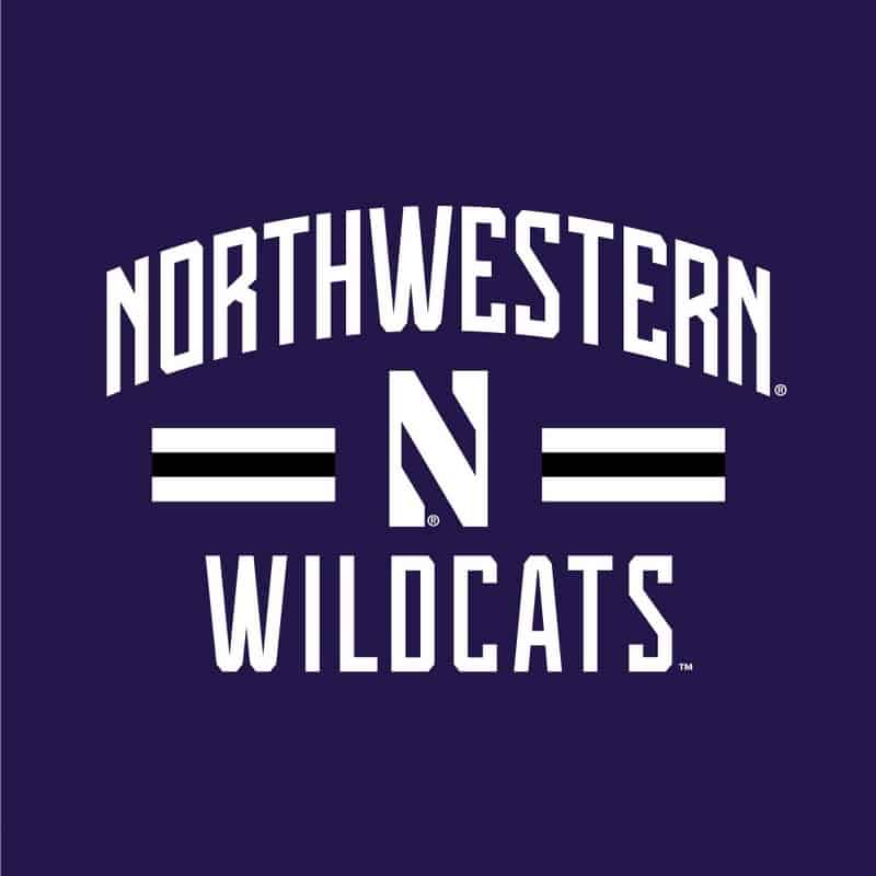 Northwestern University Wildcats Ladies Under Armour Purple / Grey Training Camp Tie Hood Tee Shirt-2