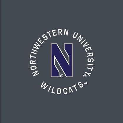 Northwestern University Wildcats Ladies Under Armour Grey Short with Purple Accent and Side Pockets -2