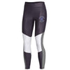 Northwestern University Wildcats Ladies Under Armour Carbon Heather/Onyx White Pocket Crop Pants