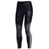 Northwestern University Wildcats Ladies Under Armour Black/Black Pocket Crop Pants