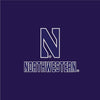 Northwestern University Wildcats Men’s Under Armour Purple/Graphite Double Knit 1/4 Snap With Stylized N Design -2