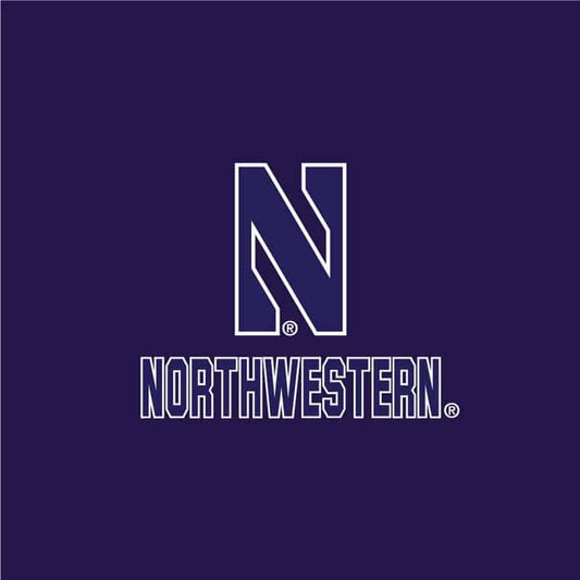 Northwestern University Wildcats Men’s Under Armour Purple/Graphite Double Knit 1/4 Snap With Stylized N Design -2