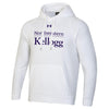 Kellogg Men's White All Day Fleece Hooded Sweatshirt