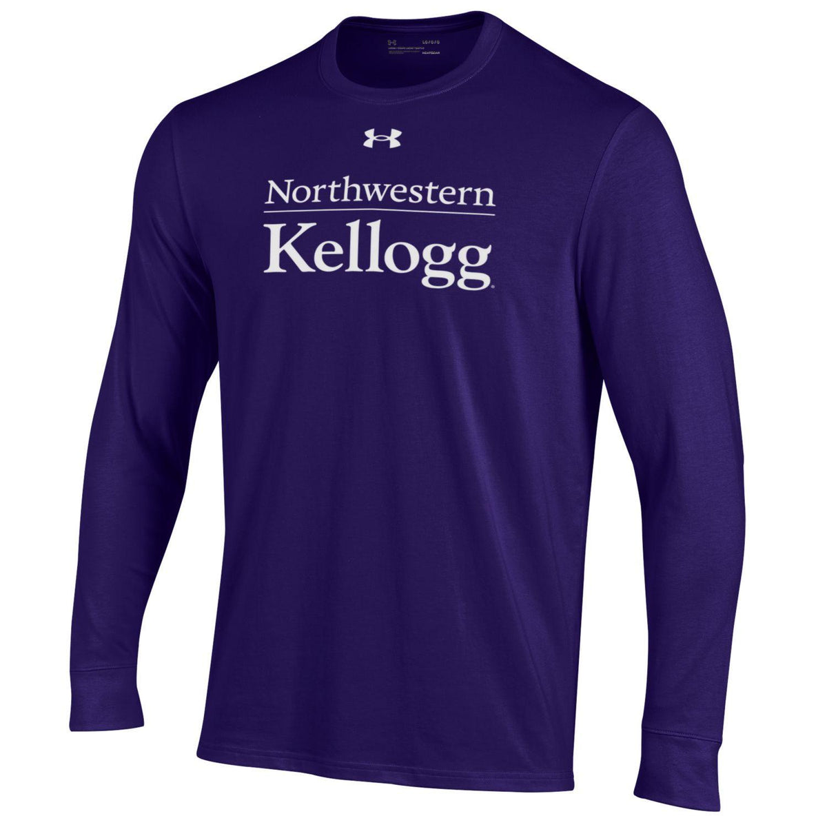 Kellogg Men's Purple Performance Cotton Long Sleeve Tee