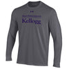 Kellogg Men's Carbon Heather Performance Cotton Long Sleeve Tee