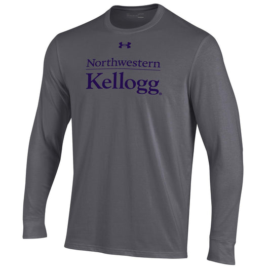 Kellogg Men's Carbon Heather Performance Cotton Long Sleeve Tee