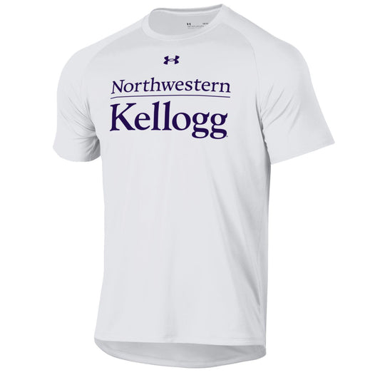 Kellogg Men's White Tech Short Sleeve Tee