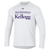 Kellogg Men's White Tech Long Sleeve Tee