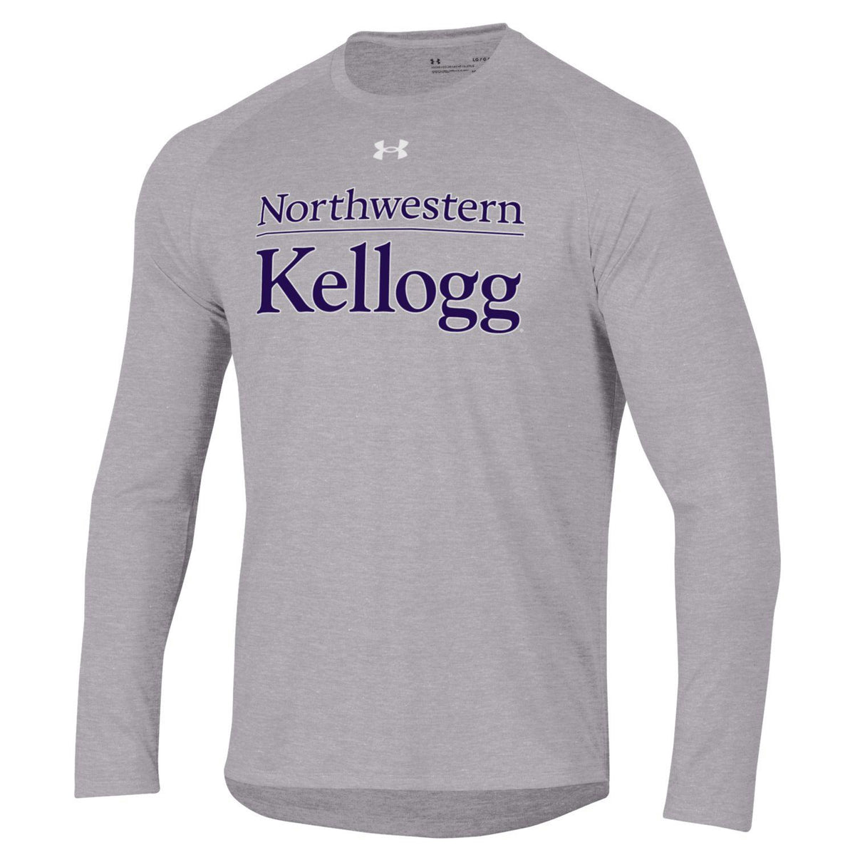 Kellogg Men's True Grey Heather Tech Long Sleeve Tee