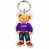 Northwestern University Wildcats Teddy Bear Acrylic Keychain