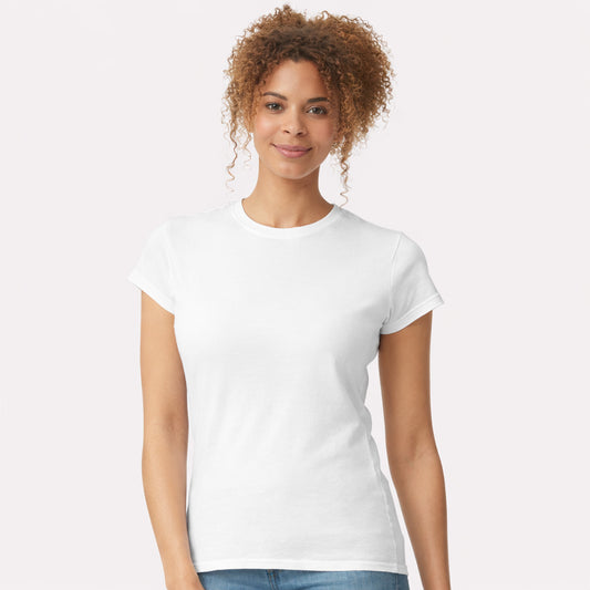 Northwestern I Kellogg Women's MV Softstyle Black Tee Shirt