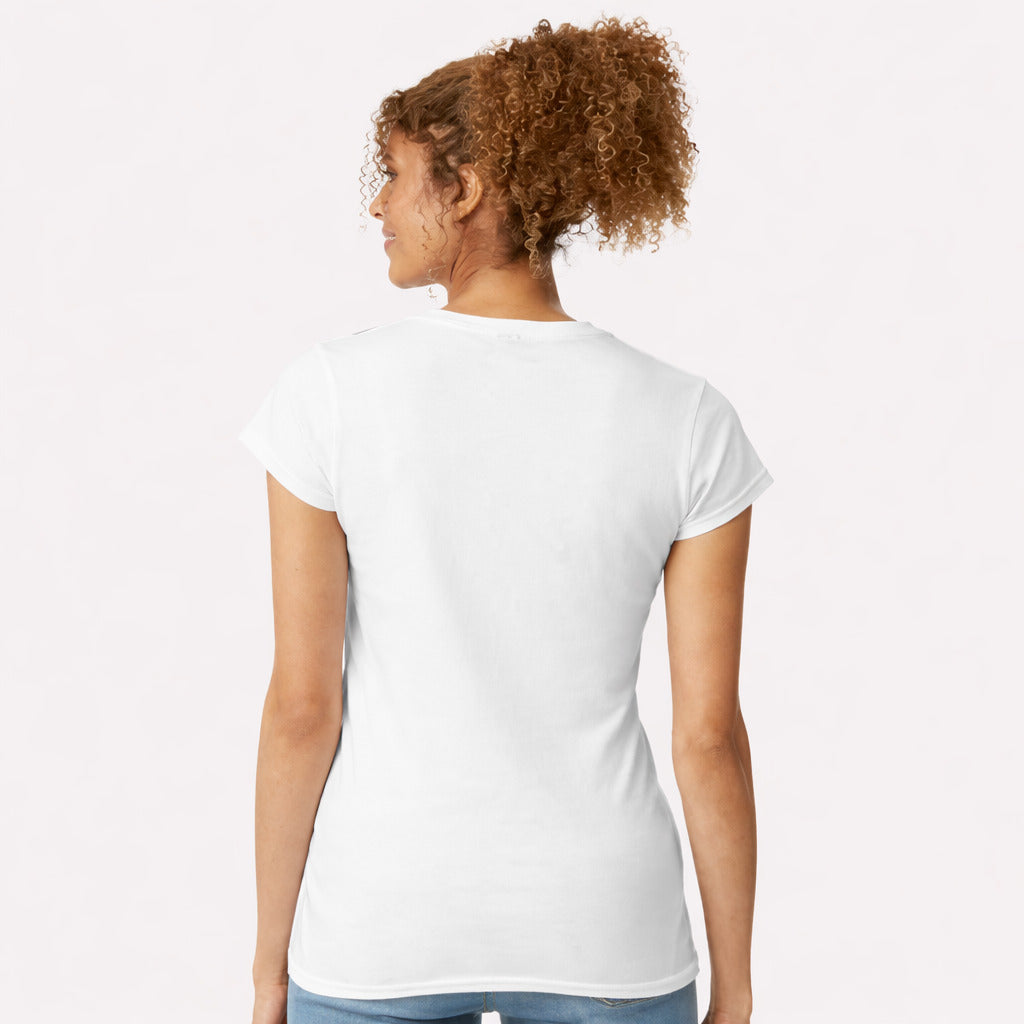 Northwestern I Kellogg Women's MV Softstyle Sport Grey Tee Shirt