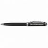 Northwestern University Wildcats Laser Engraved Black Click Action Gel Ink Pen