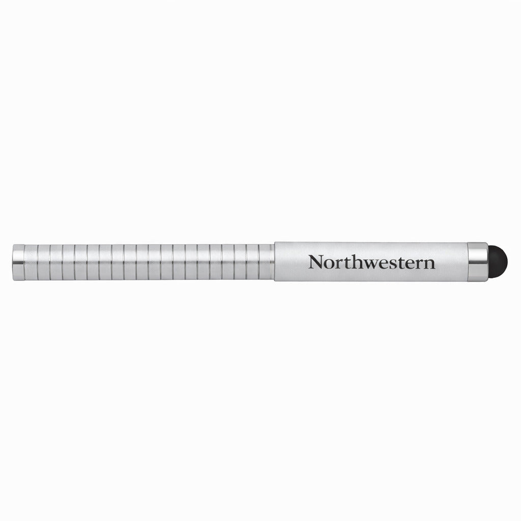 Northwestern University Wildcats Laser Engraved Silver Allure Stylus Ballpoint Pen